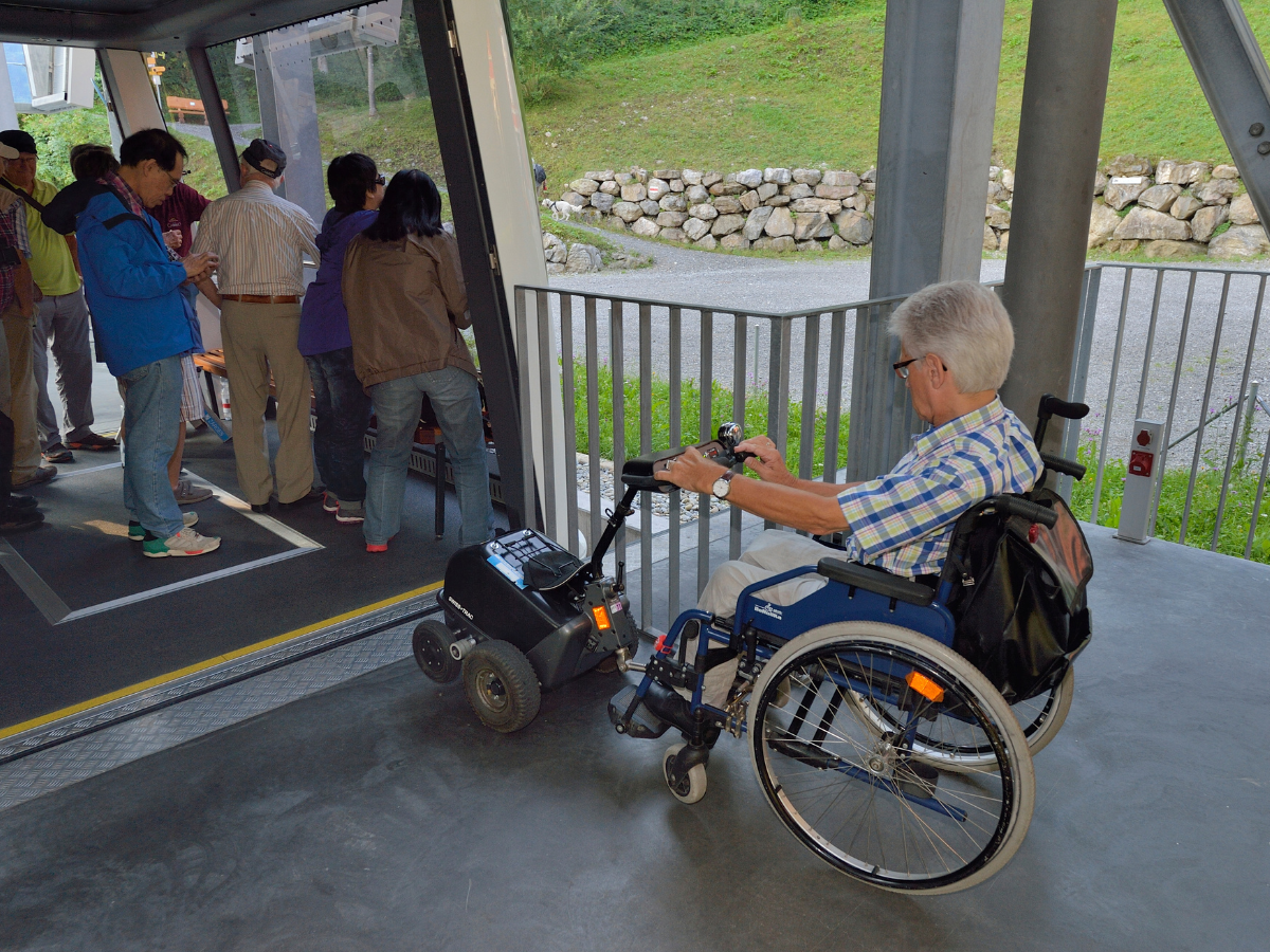 Mobility-impaired access to the Stanserhorn